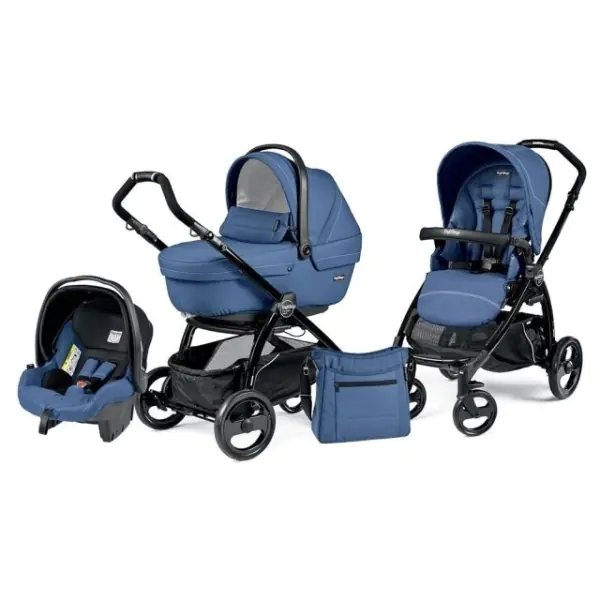 Детская коляска Peg-Perego Book Plus Sportivo 3 в 1, шасси Black — главный ракурс