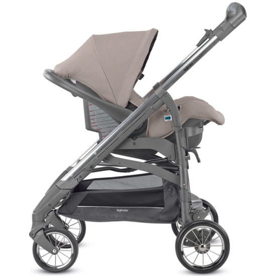 Детская коляска Inglesina Trilogy Plus System Quattro 4 в 1 на шасси Trilogy Plus Chrome Slate — фото 5