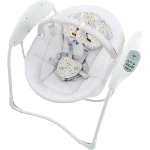 Электрокачели Graco Glider Nutmeg and Spike Грако Глайдер Натмег энд Спайк — главный ракурс