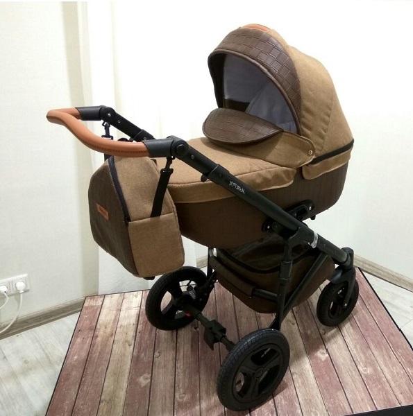 Детская коляска Nastella Martin 2 в 1, 100% эко-кожа — фото 33