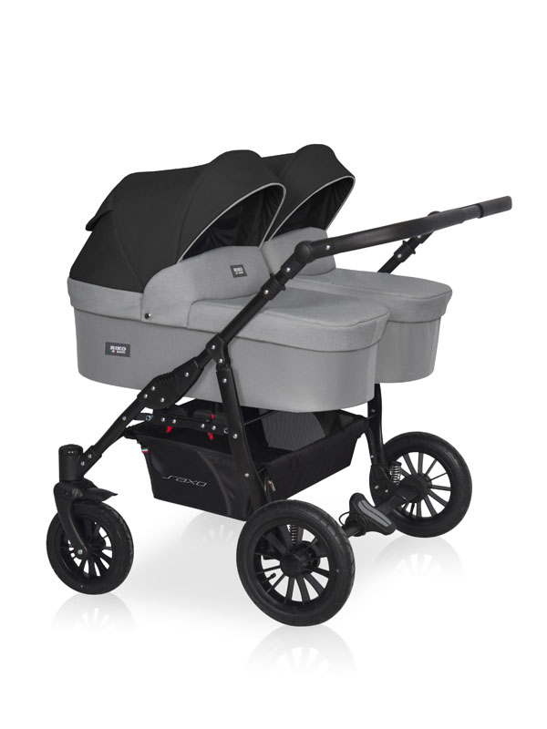 Детская коляска для двойни Riko Basic Saxo 2 в 1 — фото 4