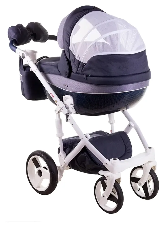 Детская коляска Adamex Monte Deluxe Carbon 2 в 1 — фото 3