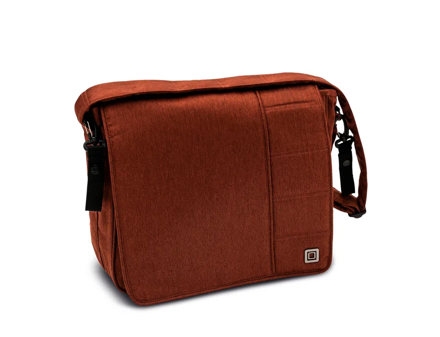 Сумка для мамы Moon Messenger Bag City Line, black melange — главный ракурс