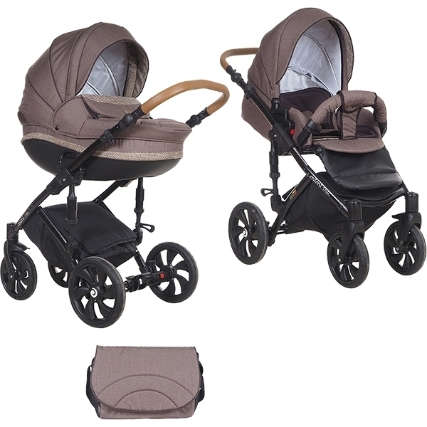 Детская коляска Tutis Mimi Style 2 в 1, ткань+эко-кожа — фото 16