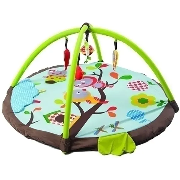 Детский коврик Felice F Птицы на Ветке с игровыми дугами и игрушками, 95 х 95 х 45 см, арт. 12FS