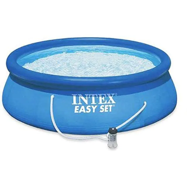 Надувной семейный бассейн Intex Easy Set Интекс Изи Сет с насосом-фильтром c56922, c56972, c28132, c28146, c56412 — фото 1