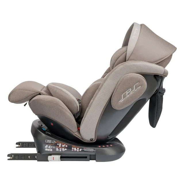 Детское автокресло Indigo Smart+ Isofix, капюшон, подножка — фото 7