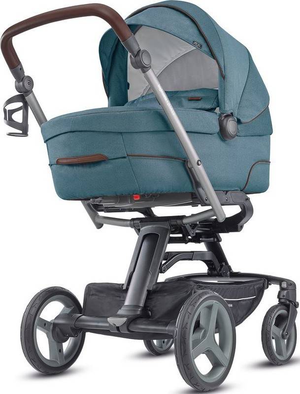 Детская коляска Inglesina Quad System 2 в 1 на шасси Quad Titanium Black Coffee — фото 1