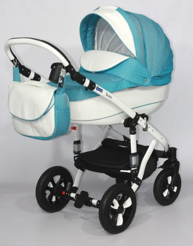Детская коляска Bebe-mobile Toscana Ecco 2 в 1, эко-кожа — фото 55
