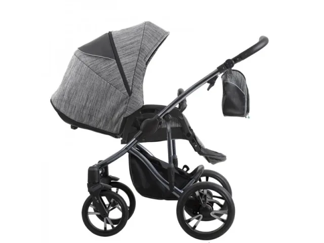 Детская коляска Bebetto Bresso Premium Class Dark 2020 2 в 1 — фото 9