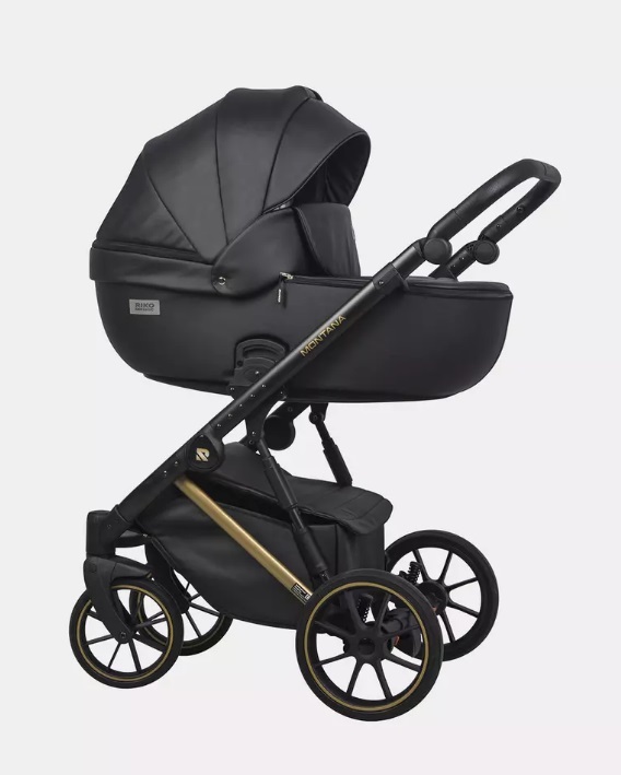 Детская коляска Riko Basic Montana Premium Gold 2 в 1 — фото 12