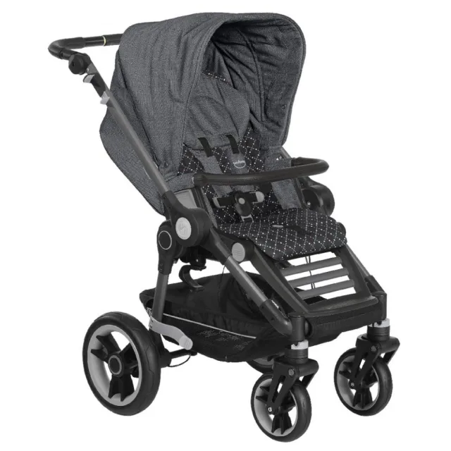 Детская прогулочная коляска Teutonia BeYou V4 Elite Titanium WHL3 — фото 16