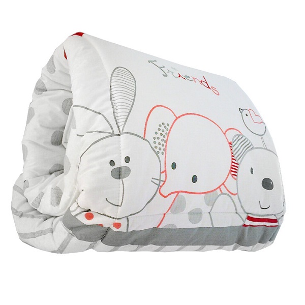Теплое стеганое игровое одеяло Italbaby Rabbit — фото 3