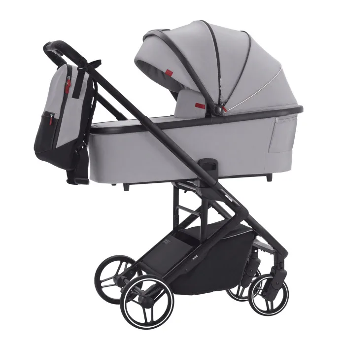 Детская коляска Carrello Alfa CRL-6507 2 в 1, Cloud Grey — главный ракурс