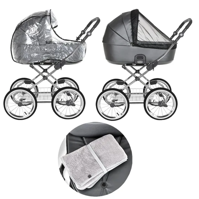 Детская коляска Roan Bass Next Classic 2 в 1, колесо D-14 — фото 7