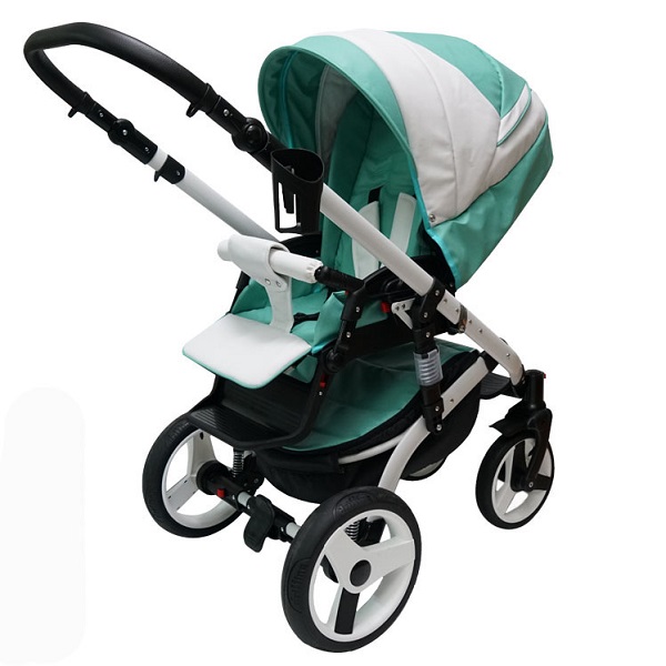Детская коляска Mikrus Cruiser Premium 3 в 1, 100% эко-кожа — фото 20