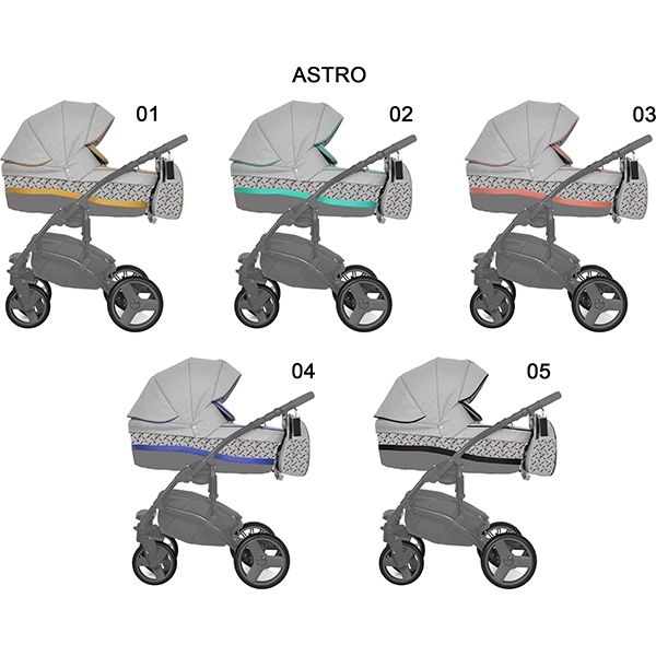 Детская коляска Expander Astro 3 в 1, ткань + эко-кожа — фото 5