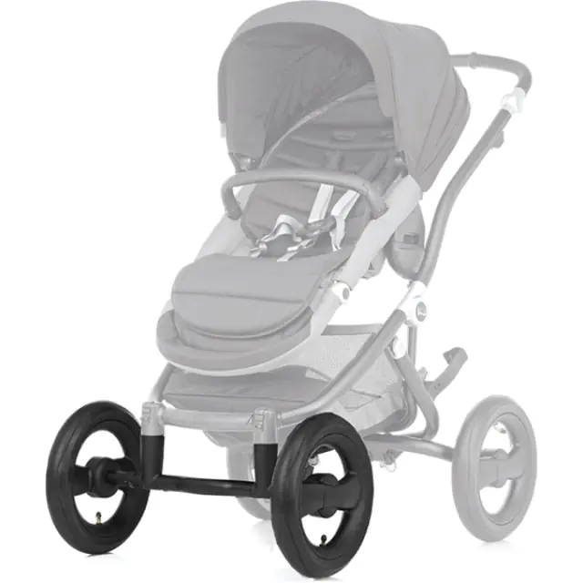 Крепежная вилка с передними колесами Britax B-Agile, B-Motion и Affinity Бритакс Би-Аджил, Би-Моушн и Аффинити — главный ракурс