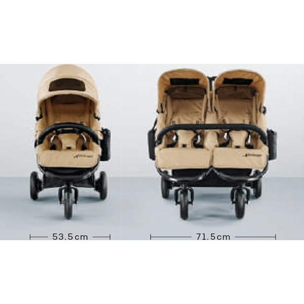 Детская прогулочная коляска для двойни Airbuggy Coco Double — фото 5