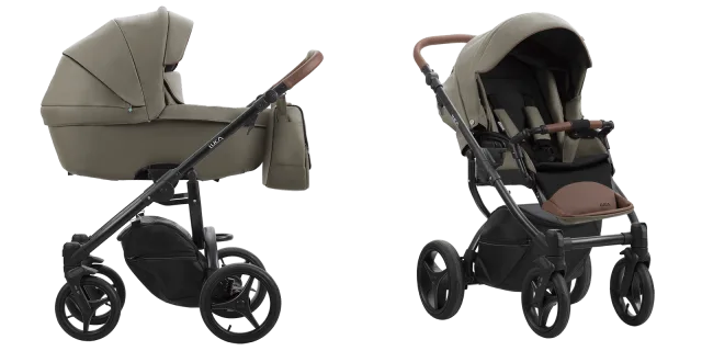 Детская коляска Bebetto Luca Pro 2 в 1, эко-кожа — фото 24