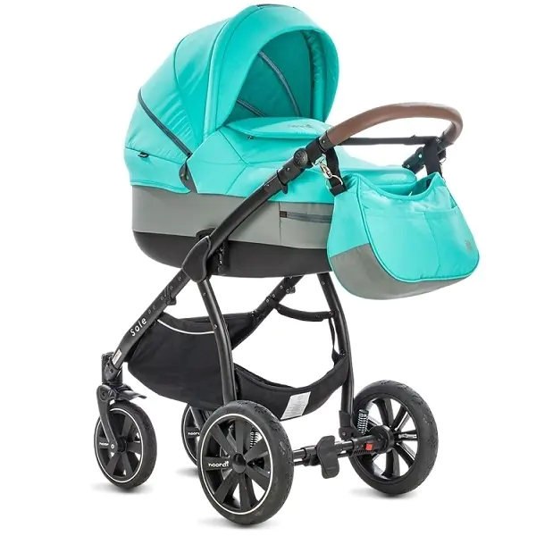 Детская коляска Noordi Sole Sport 3 в 1, Orange Red 862 — главный ракурс