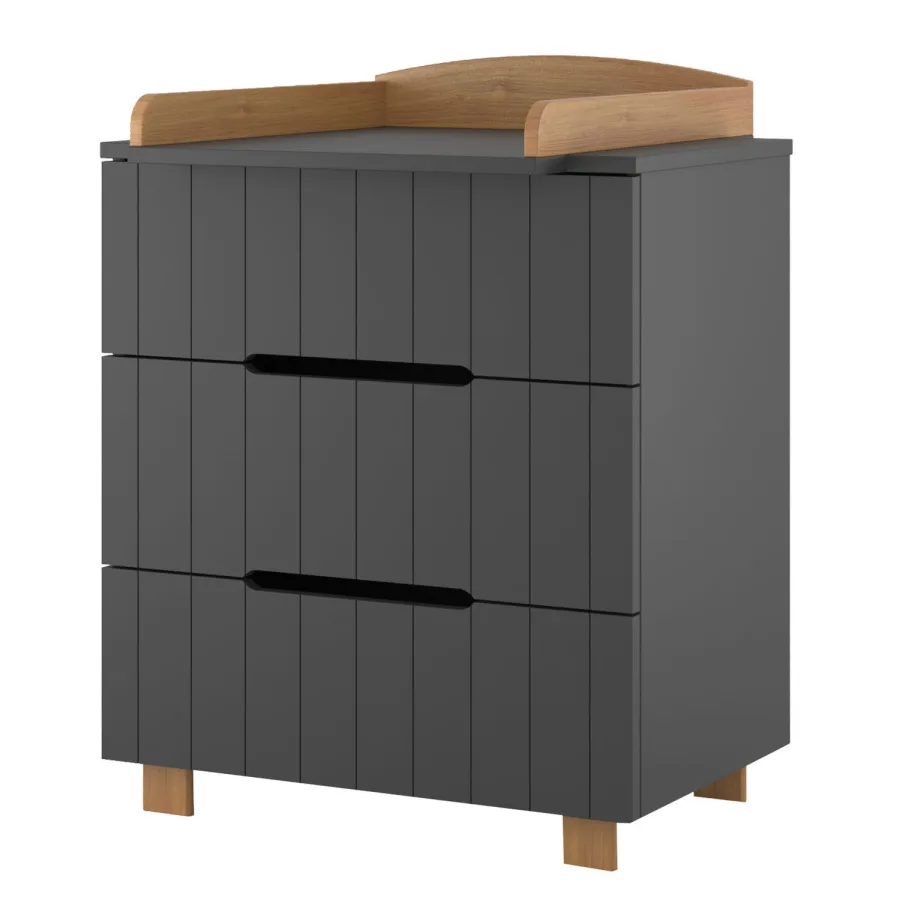 Детский комод Incanto Vikki 800/3, Белый бук — главный ракурс