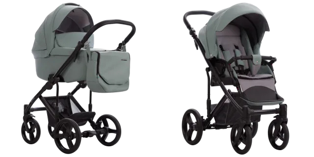 Детская коляска Bebetto Solaris Pro 2 в 1, 100% экокожа — фото 8