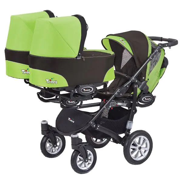 Детская коляска для тройни Babyactive Trippy 2 в 1 — главный ракурс