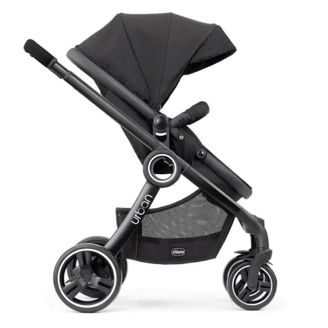 Детская коляска-трансформер Chicco Urban Plus Black — главный ракурс
