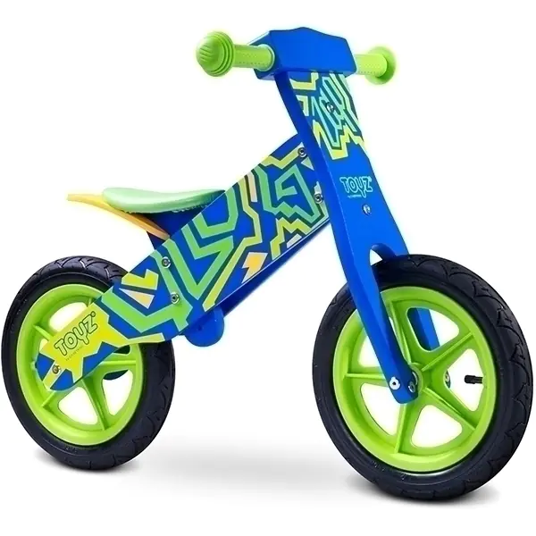 Беговел Toyz Zap, голубой-зеленый — главный ракурс