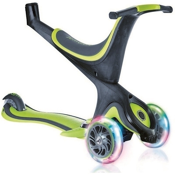 Трехколесный самокат Globber EVO 5 в 1 со светящимися колесами — фото 10