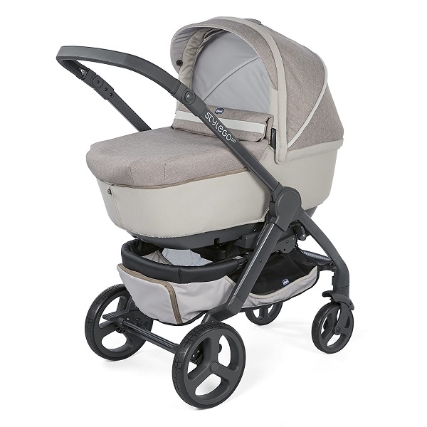 Детская коляска Chicco Stylego 2 в 1, ткань+эко-кожа — фото 7