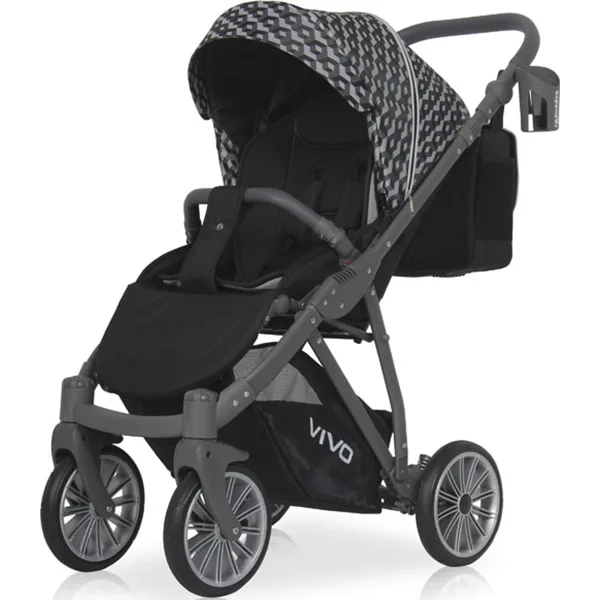Детская прогулочная коляска Expander Vivo, 01 Серый — главный ракурс