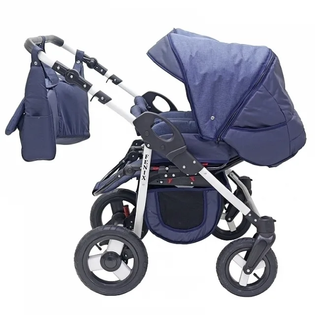 Детская коляска для двойни Teddy (BartPlast) Fenix Duo 2 в 1 — фото 4