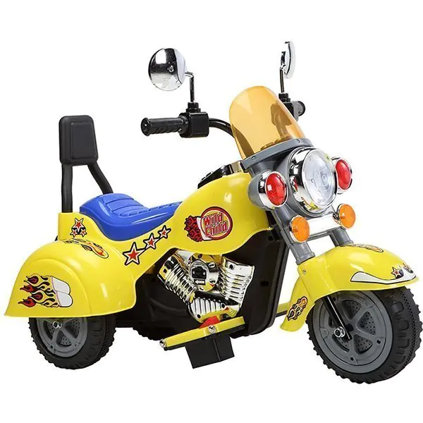 Электромотоцикл JiaJia B19 6V, 3-6 лет, с музыкой
