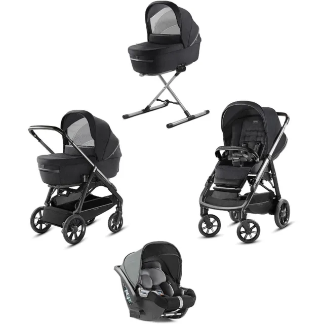Детская коляска Inglesina Aptica System Quattro 4 в 1 на шасси Aptica Black — фото 2