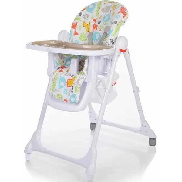 Стульчик для кормления Baby Care Fiesta, Серый — главный ракурс