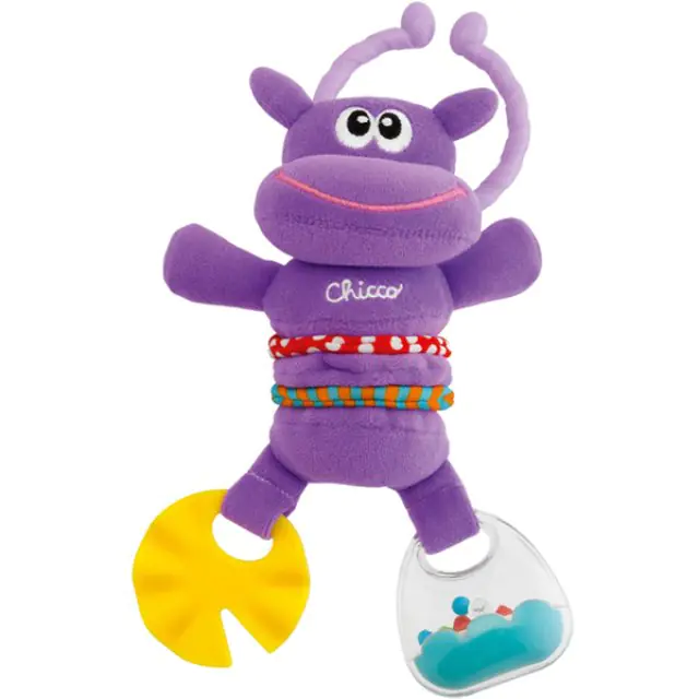 Музыкальная игрушка Chicco Чико Веселый бегемотик с вибро — фото 1