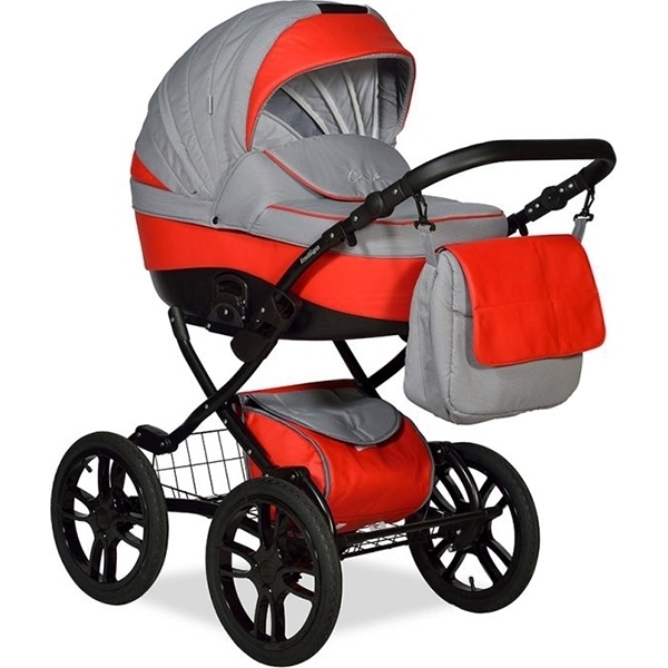 Детская коляска Indigo Camila 18 S Plus 14 2 в 1, ткань+эко-кожа — фото 13
