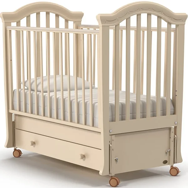 Детская кроватка Nuovita Perla swing, продольный маятник — фото 4