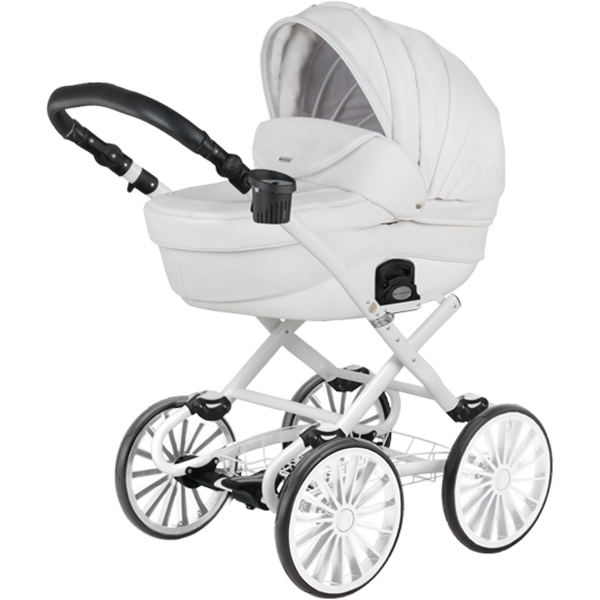 Детская коляска BeBe-Mobile Gulia Deluxe Carbon 2 в 1, эко-кожа — фото 3