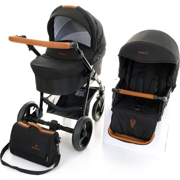 Детская коляска Venicci Gusto 2 в 1, Black — главный ракурс