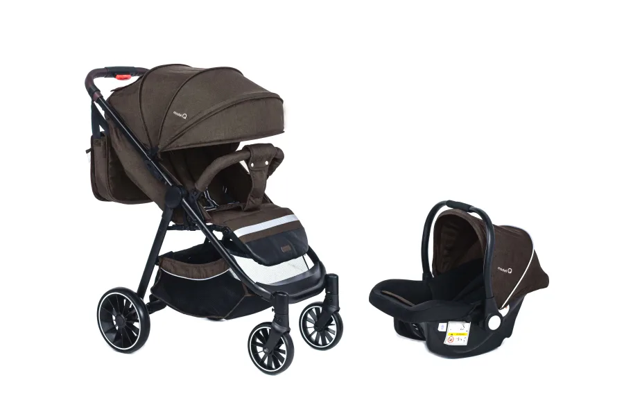 Детская коляска Bubago Model Q 2 в 1, Blue Jeans — главный ракурс