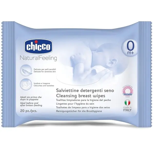 74755 Очищающие салфетки для груди Chicco — фото 1