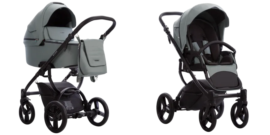 Детская коляска Bebetto Murano TEX 2 в 1, 01_CZM — главный ракурс