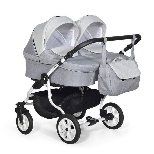Детская коляска для двойни Indigo Charlotte Duo 2 в 1 — фото 8