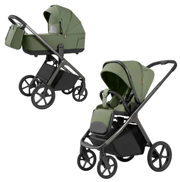 Коляска Carrello Vector CRL-6551 2025 2 в 1, Field Green — главный ракурс