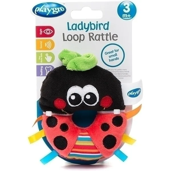 Игрушка-погремушка Playgro Божья Коровка 0182628 — фото 4