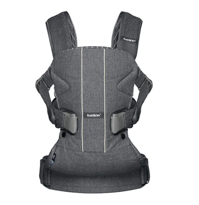 Многофункциональный рюкзак-кенгуру BabyBjorn One Cotton для ношения ребёнка на груди и на спине — фото 16
