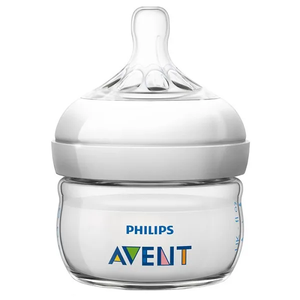 Бутылочка Avent Natural PP 86021 SCF699/17, 60 мл, 0 мес.+ — главный ракурс